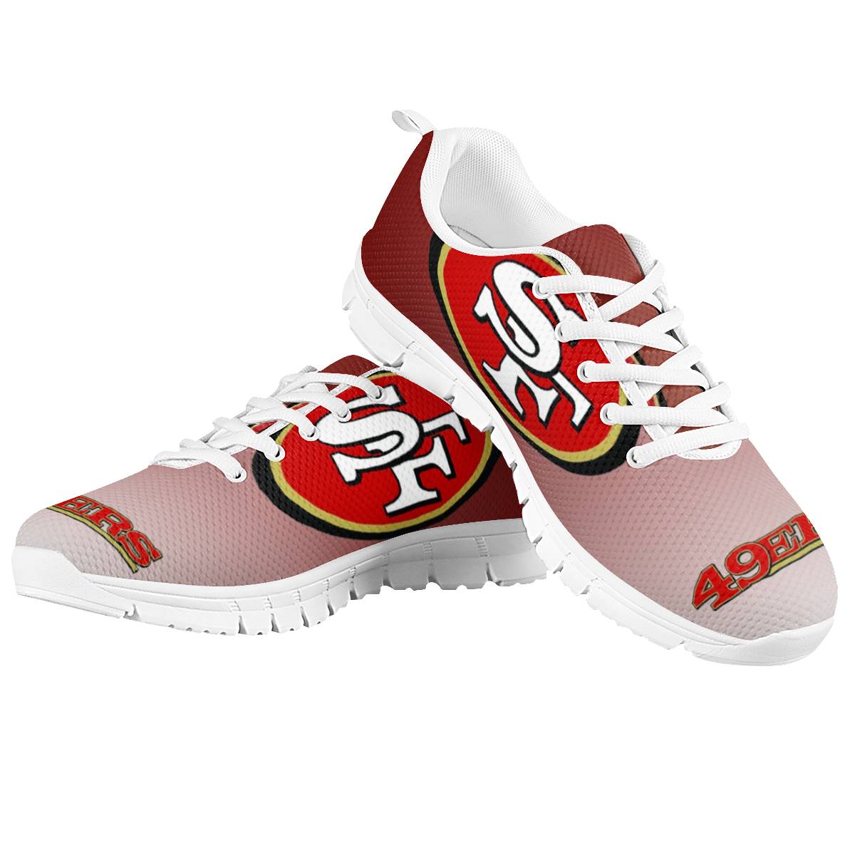 Women's San Francisco 49ers AQ Running Shoes 004